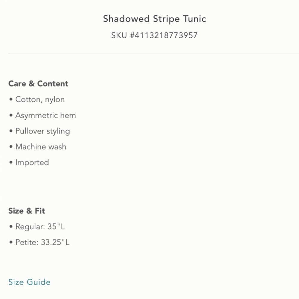 Anthropologie Shadowed Stripe Tunic - Picture 8 of 8